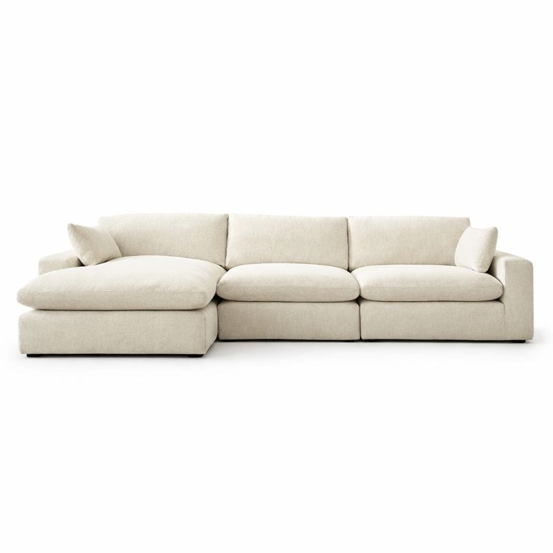Elyza 3-Piece Fabric Sectional Sofa with Chaise