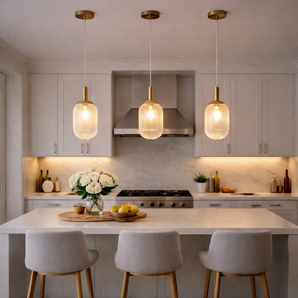 Halo Pendant Lamp - Gold - Clear