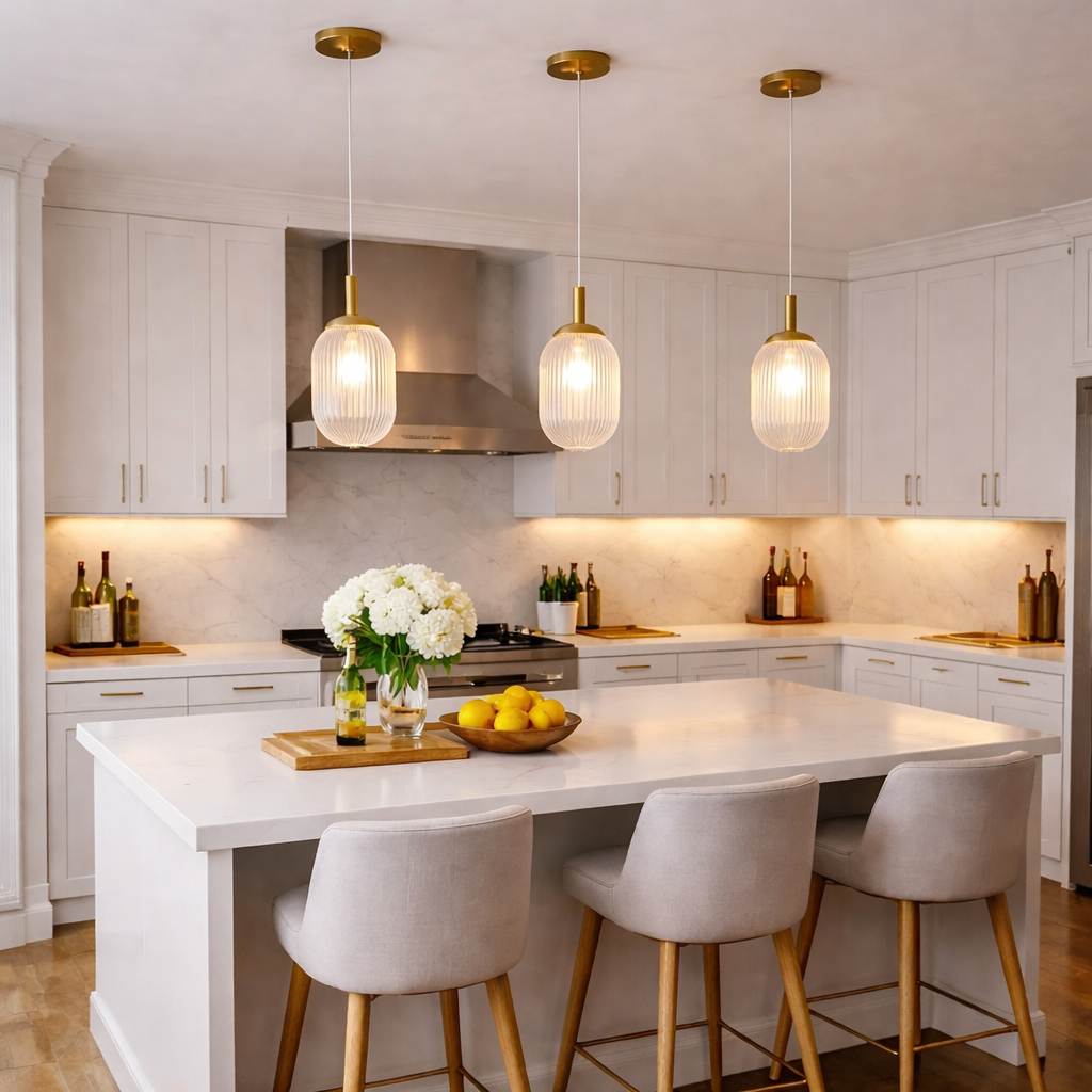 Halo Pendant Lamp - Gold - Clear