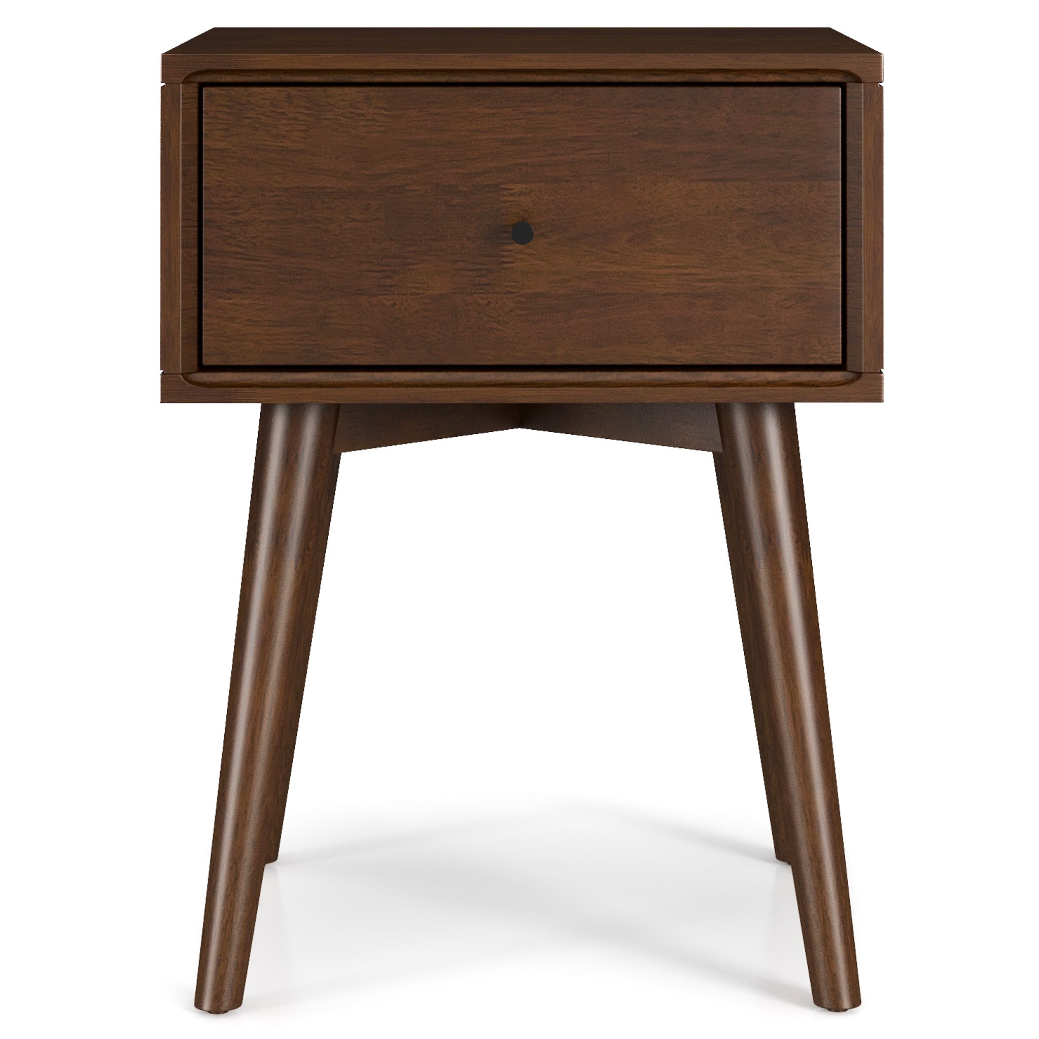 Hayes Solid Wood Nightstand Walnut