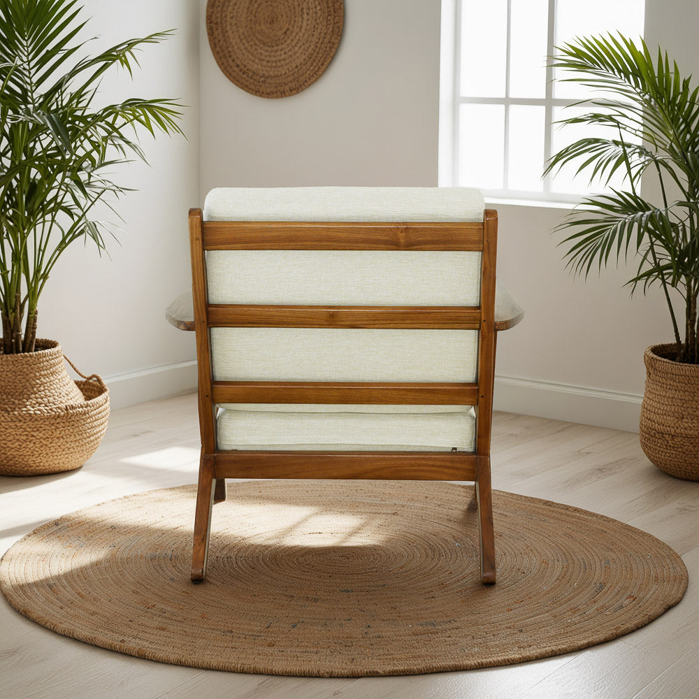 Kyle Lounge Chair - Cream