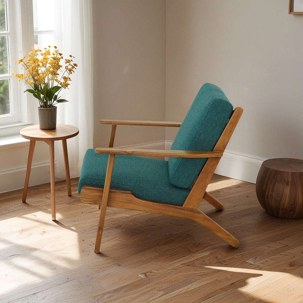 Kyle Lounge Chair - Teal