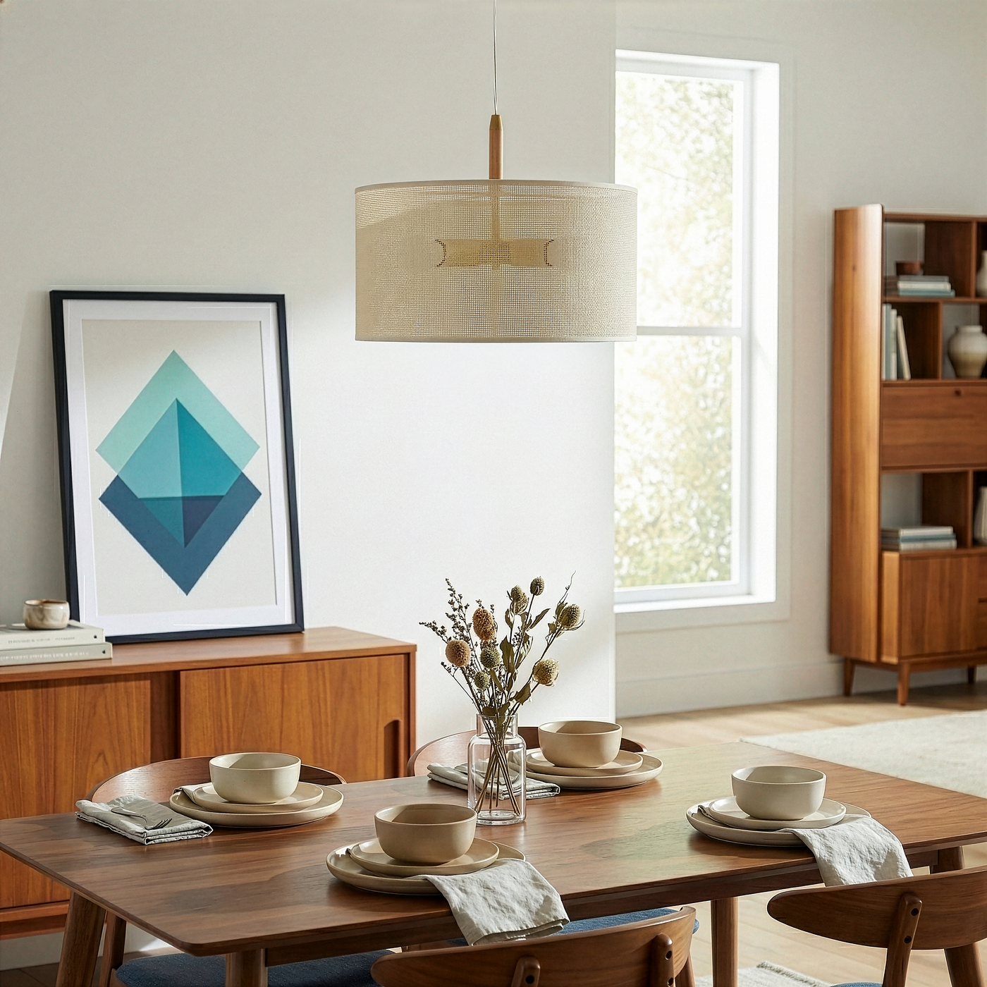 Lighten Pendant Lamp Oak - Natural - Gold