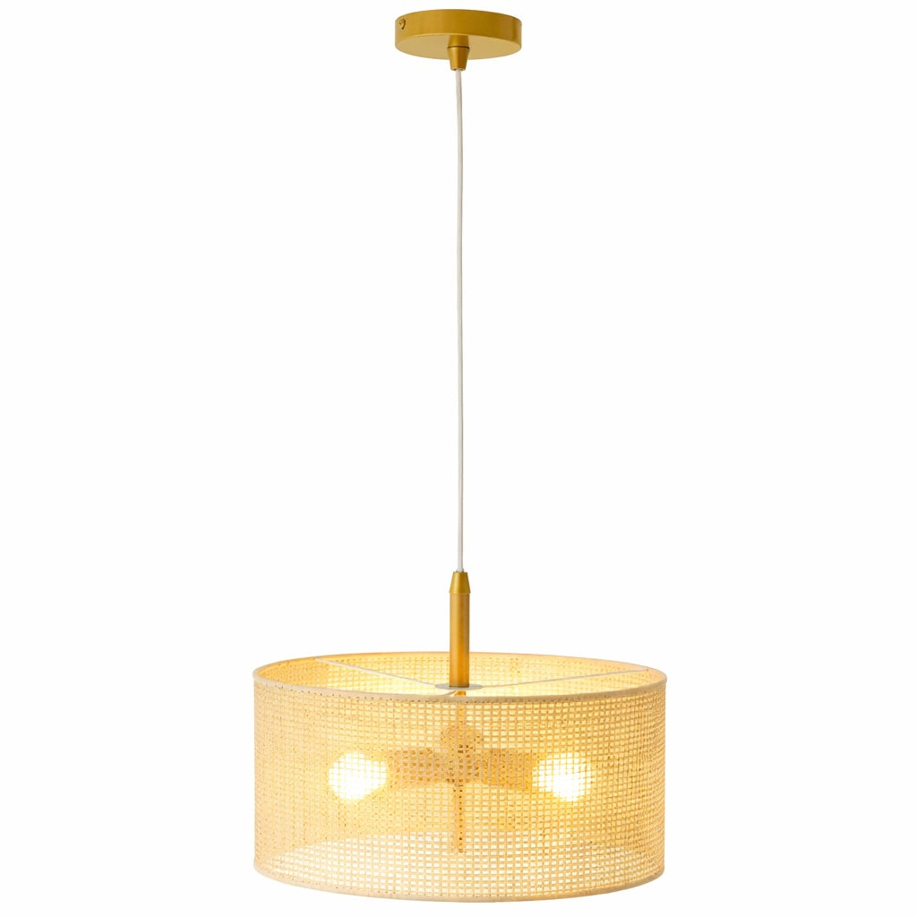 Lighten Pendant Lamp Oak - Natural - Gold