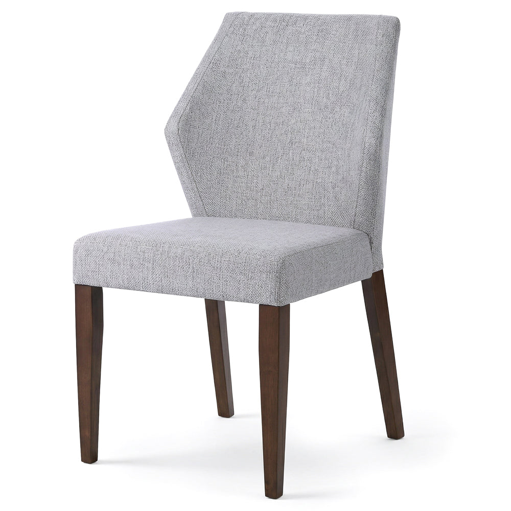 Lowe Light Grey Fabric Dining Chair Set Of 2