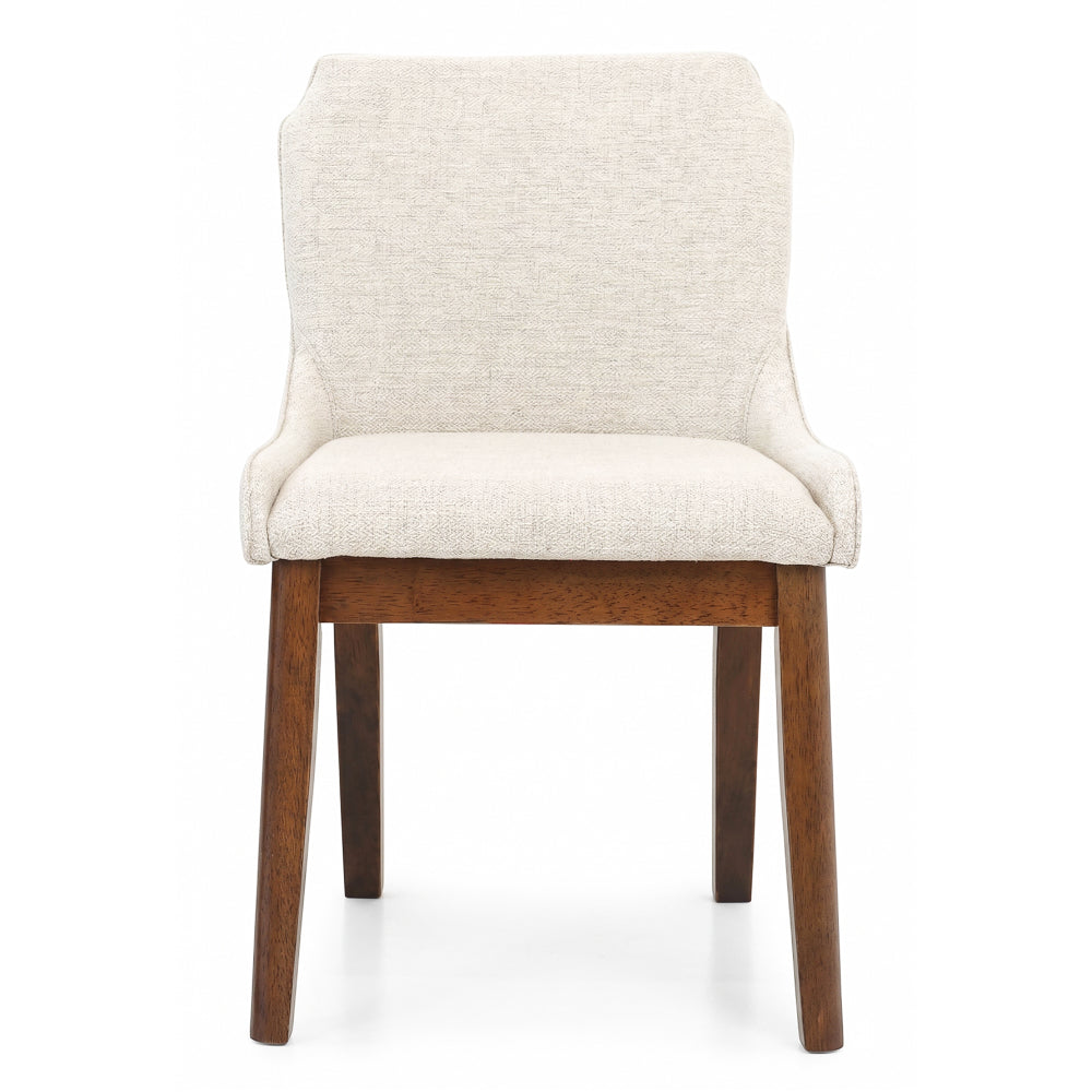 Magnolia Beige Fabric Dining Chair - Set Of 2