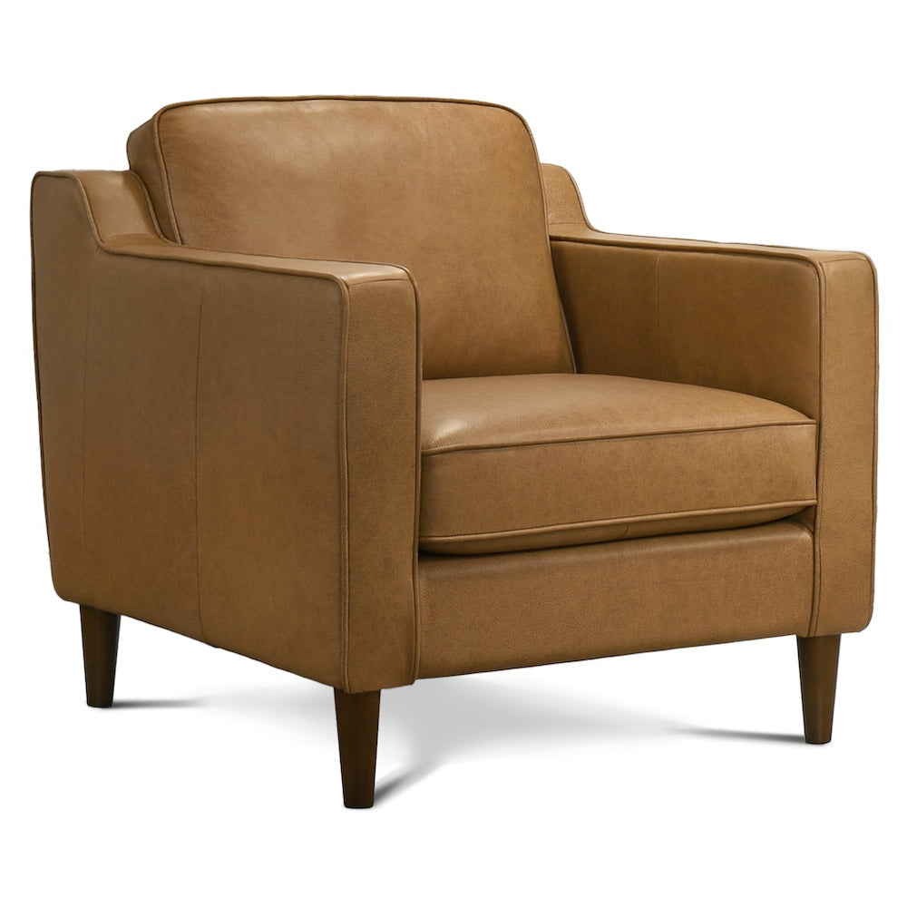 Manhattan Tan Leather Lounge Chair