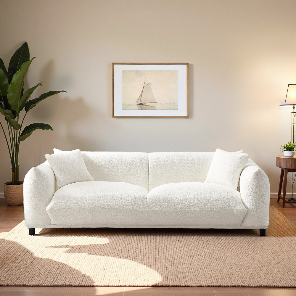 Mansfield Luxury Cream Boucle Sofa