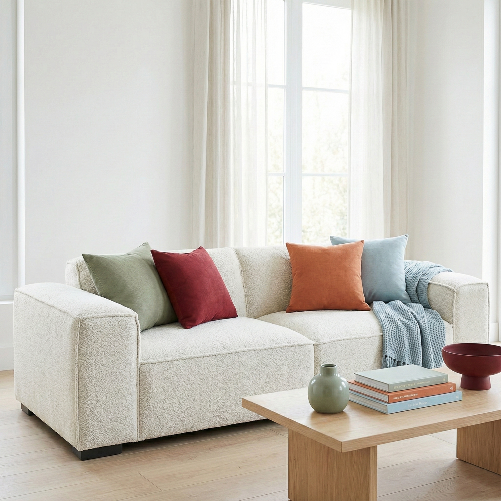 Medford Cream Boucle Sofa