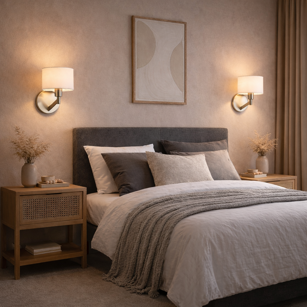 Nebula Brushed Nickel Base Wall Lamp