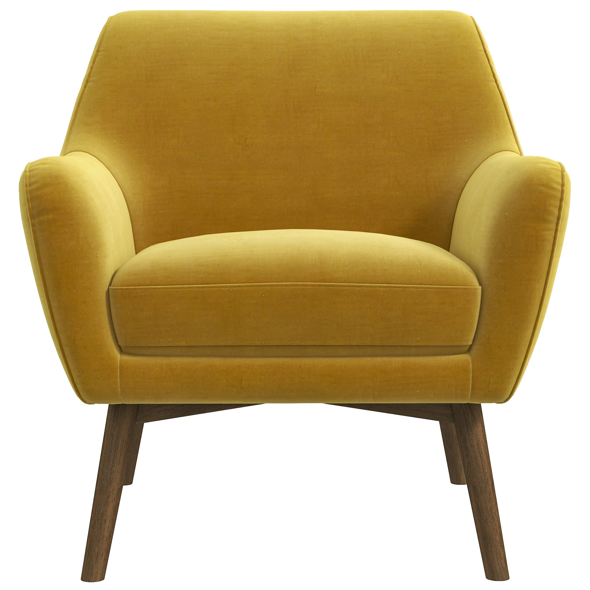 Penny Gold Velvet Armchair