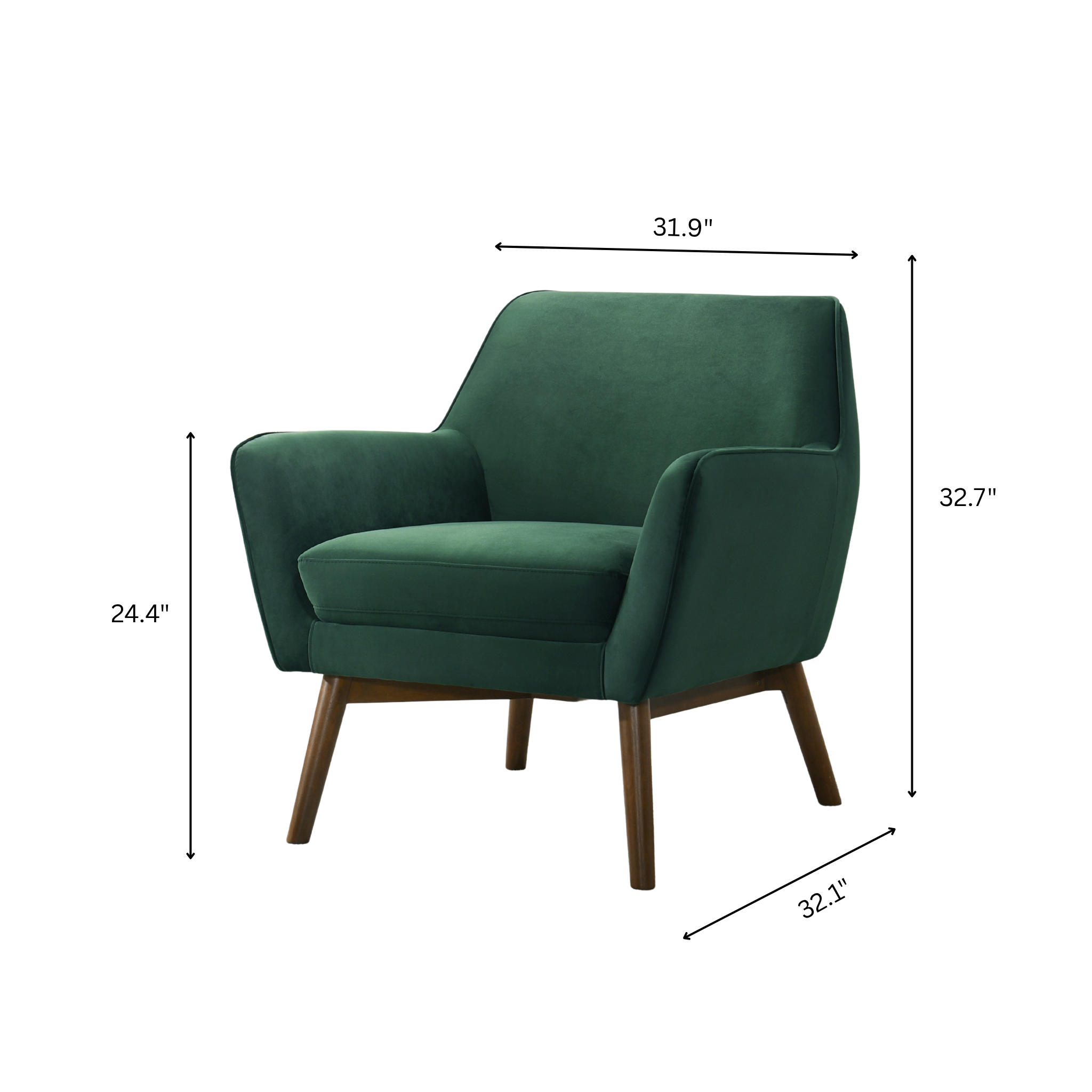 Penny White Boucle Lounge Chair