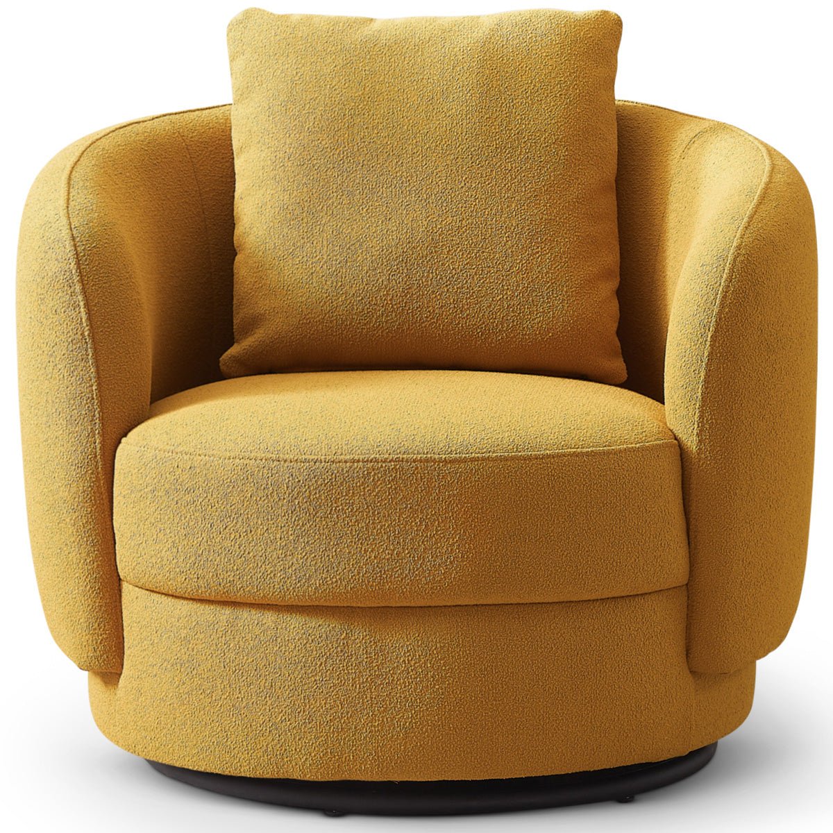 Perth Gold Boucle Lounge Chair