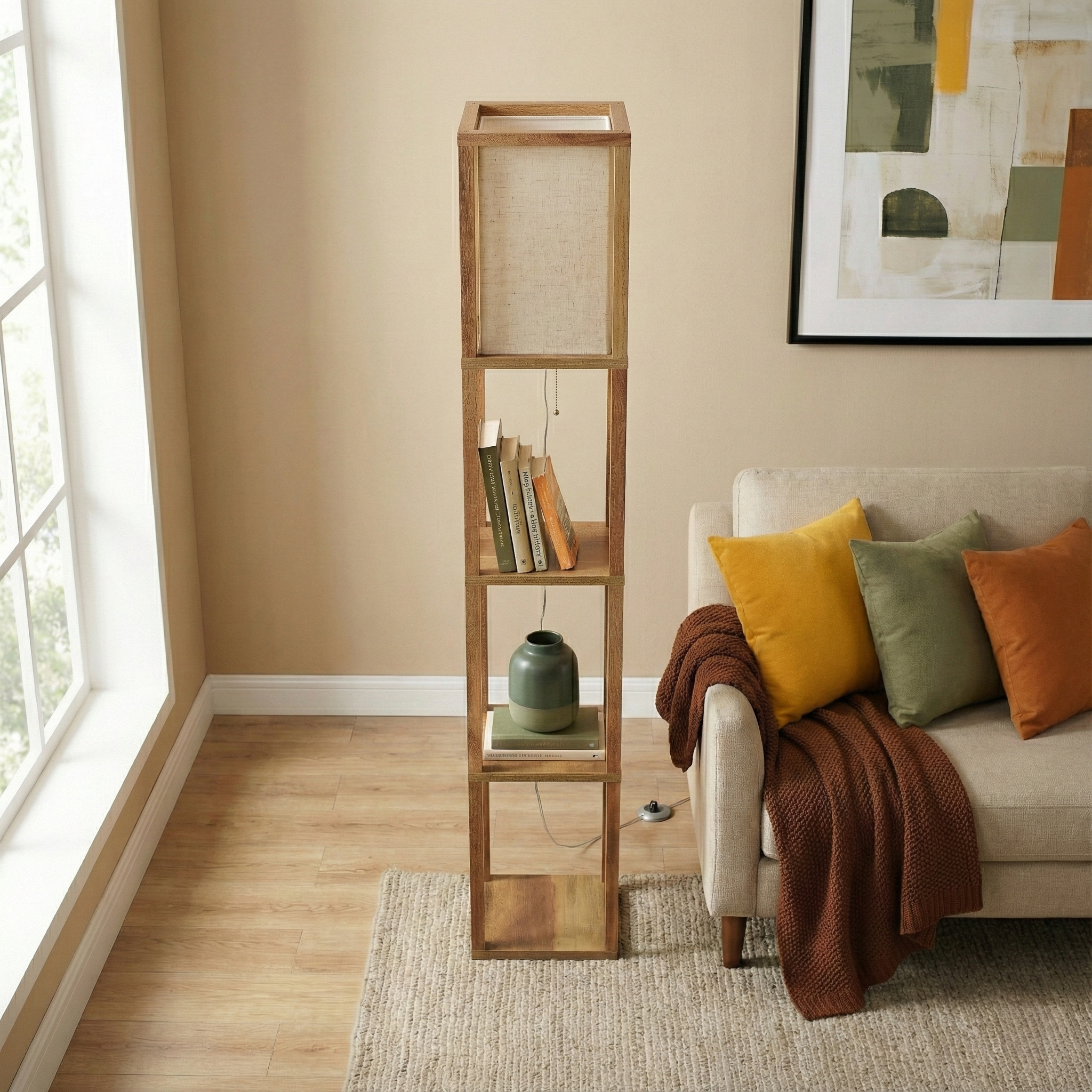 Pinnacle Shelf Floor Lamp