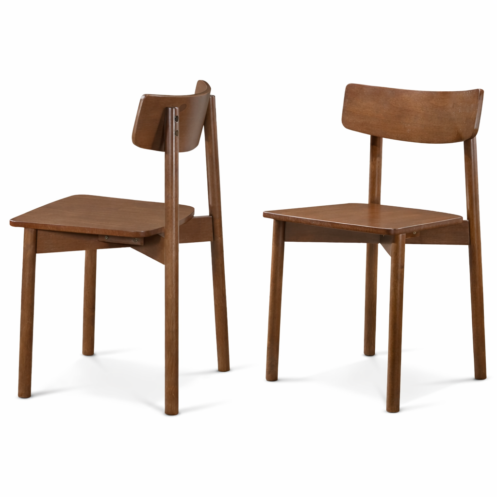 Piper Walnut Dining Chair - Set of 2