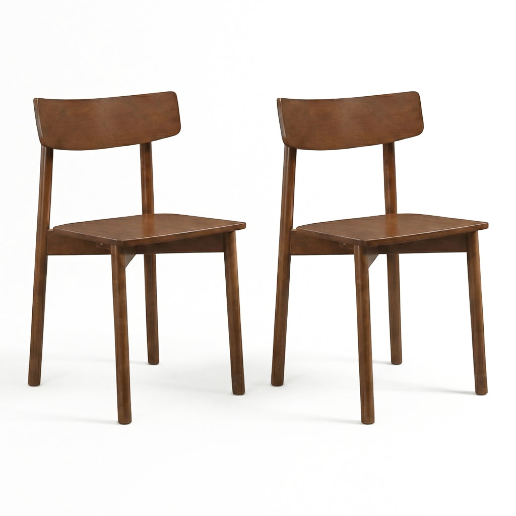 Piper Walnut Dining Chair - Set of 2