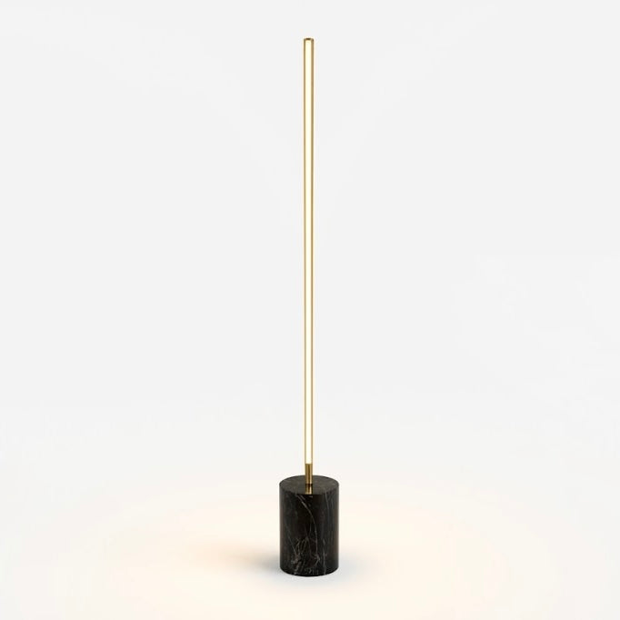 Prism Brassed Gold LED Floor Lamp