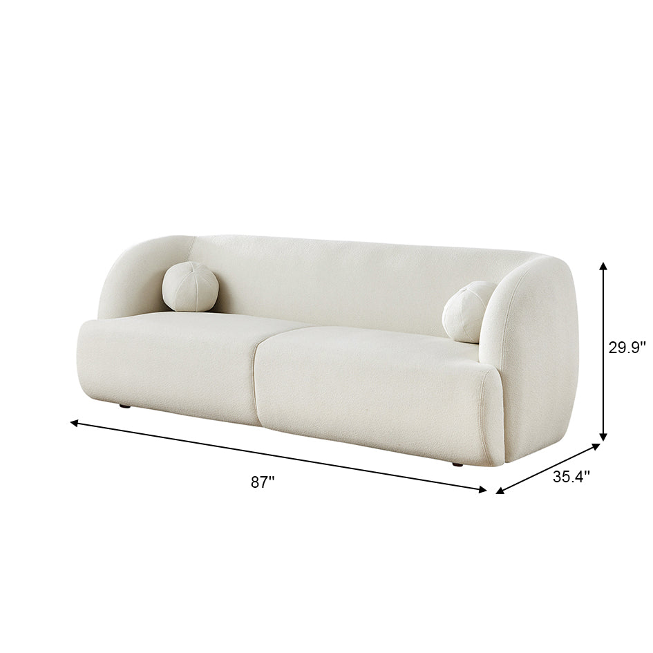 Quinn Sofa - Ivory Boucle