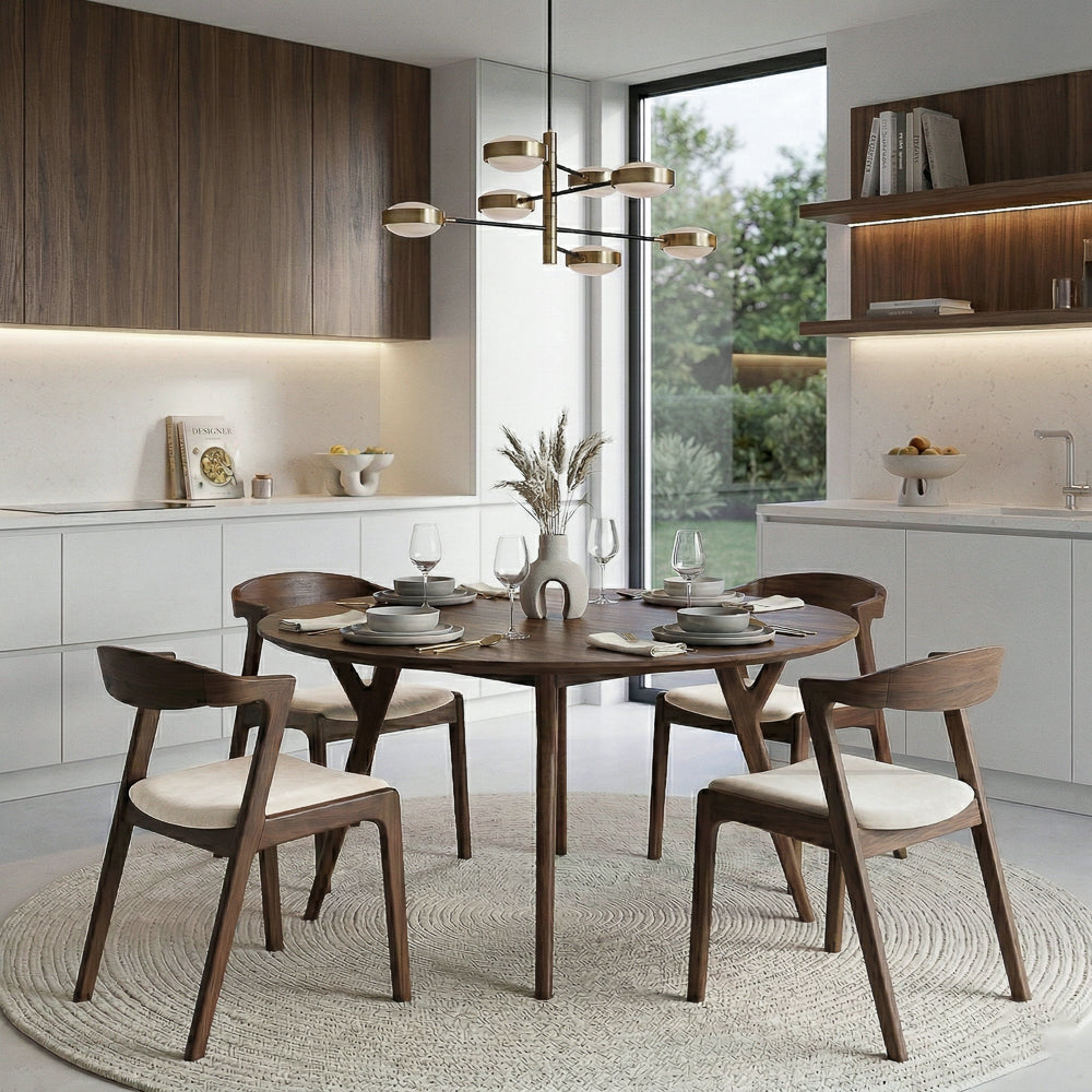 Reggie Cream Velvet Dining Chair - Set of 2