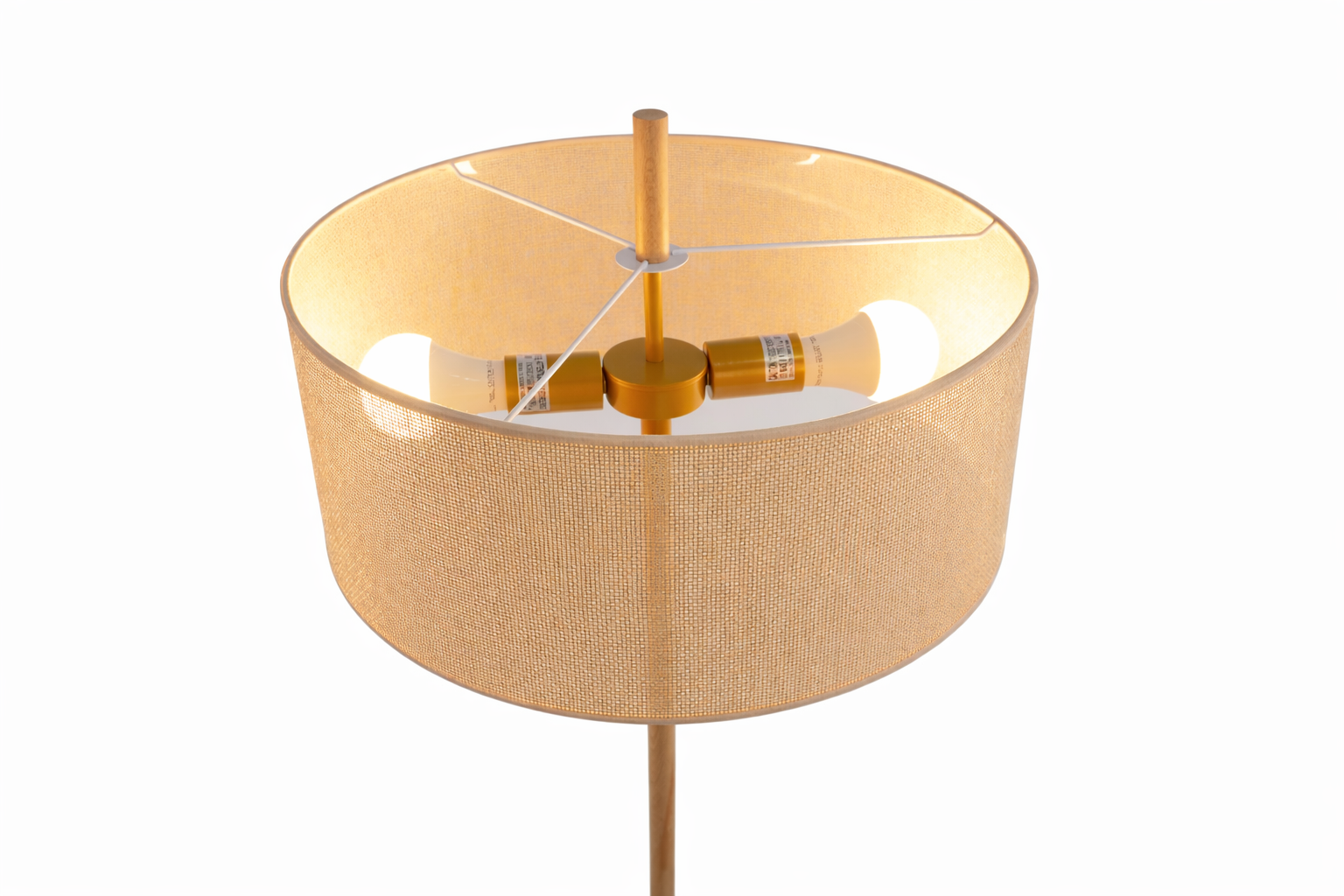 Shimmer Floor Lamp - Oak + Natural