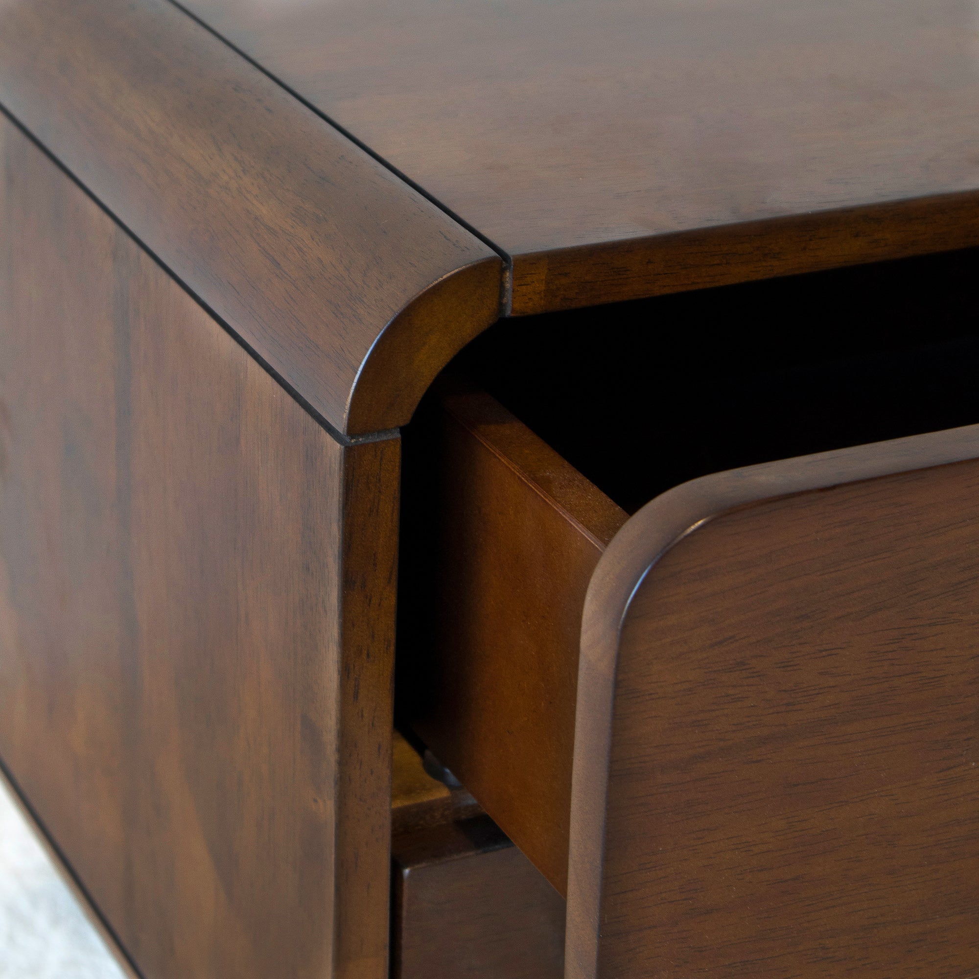 Stein Walnut Mid Century Modern Style Nightstand