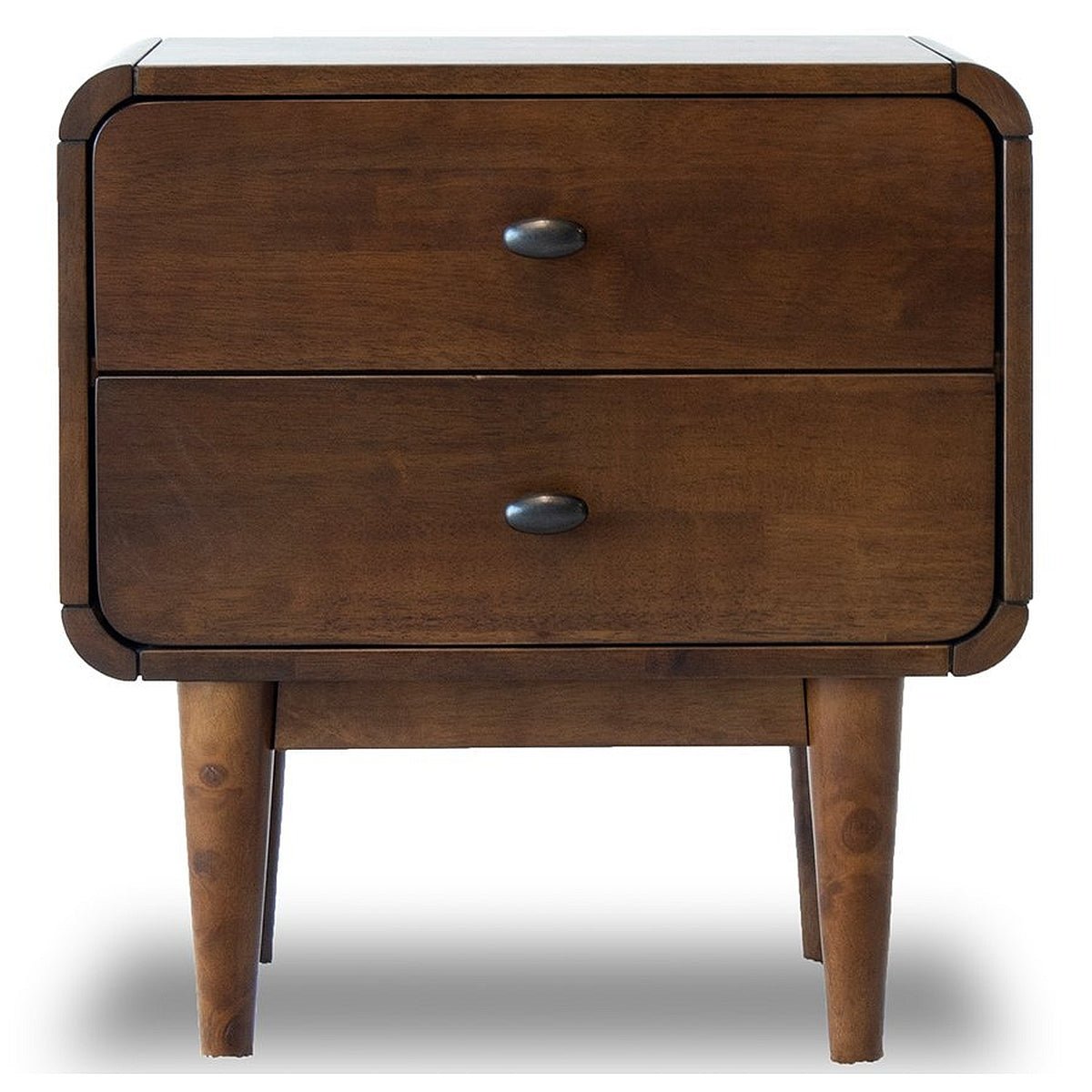 Stein Walnut Mid Century Modern Style Nightstand