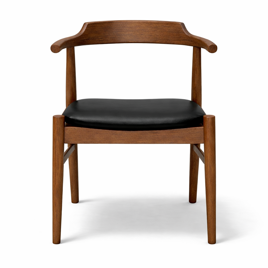Sterling Dining Chair Black Leather - Set of 2