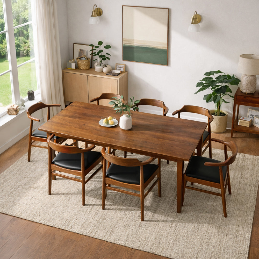 Sterling Dining Chair Black Leather - Set of 2