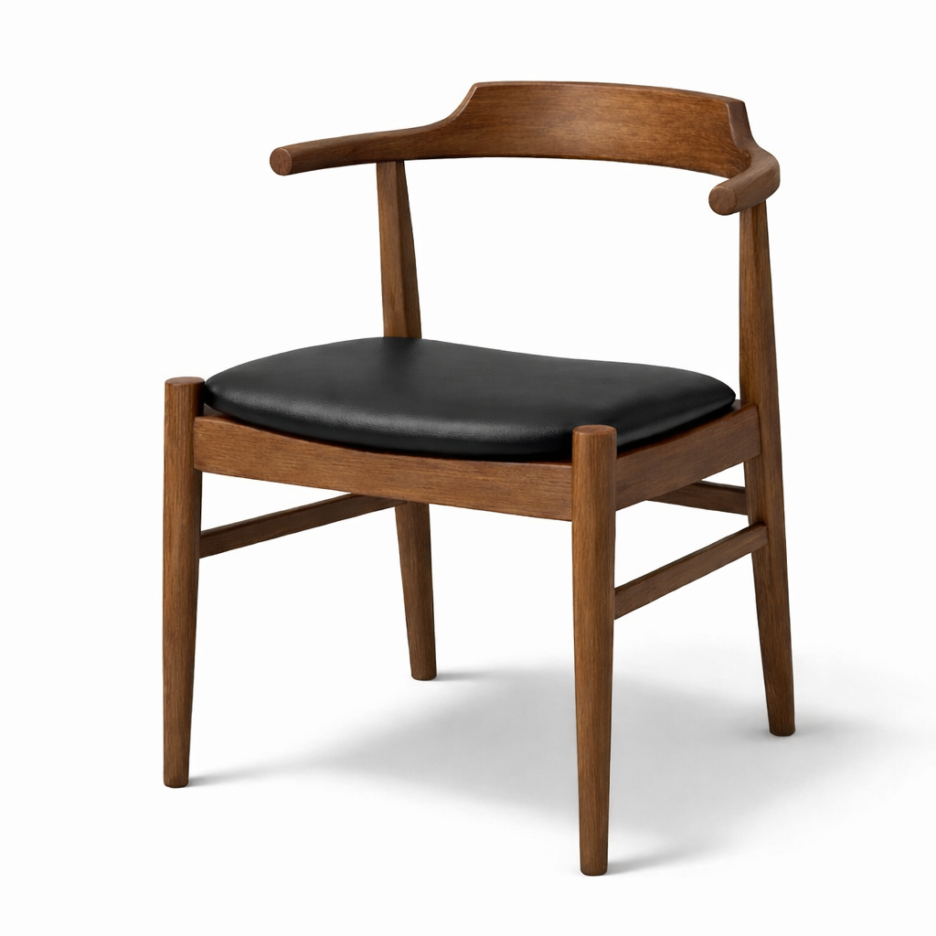 Sterling Dining Chair Black Leather - Set of 2