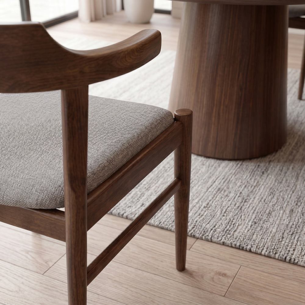 Sterling Gray Fabric Dining Chair - Set of 2