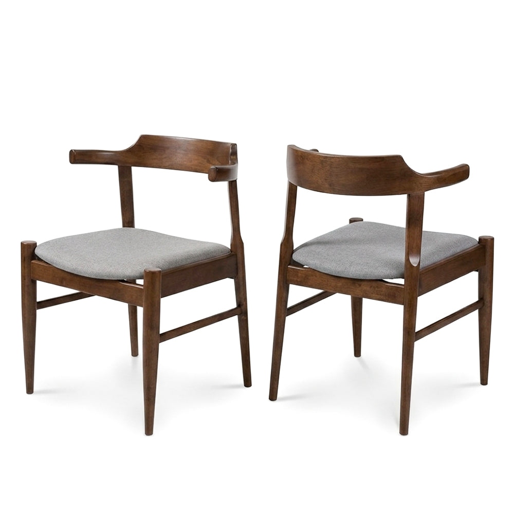 Sterling Gray Fabric Dining Chair - Set of 2