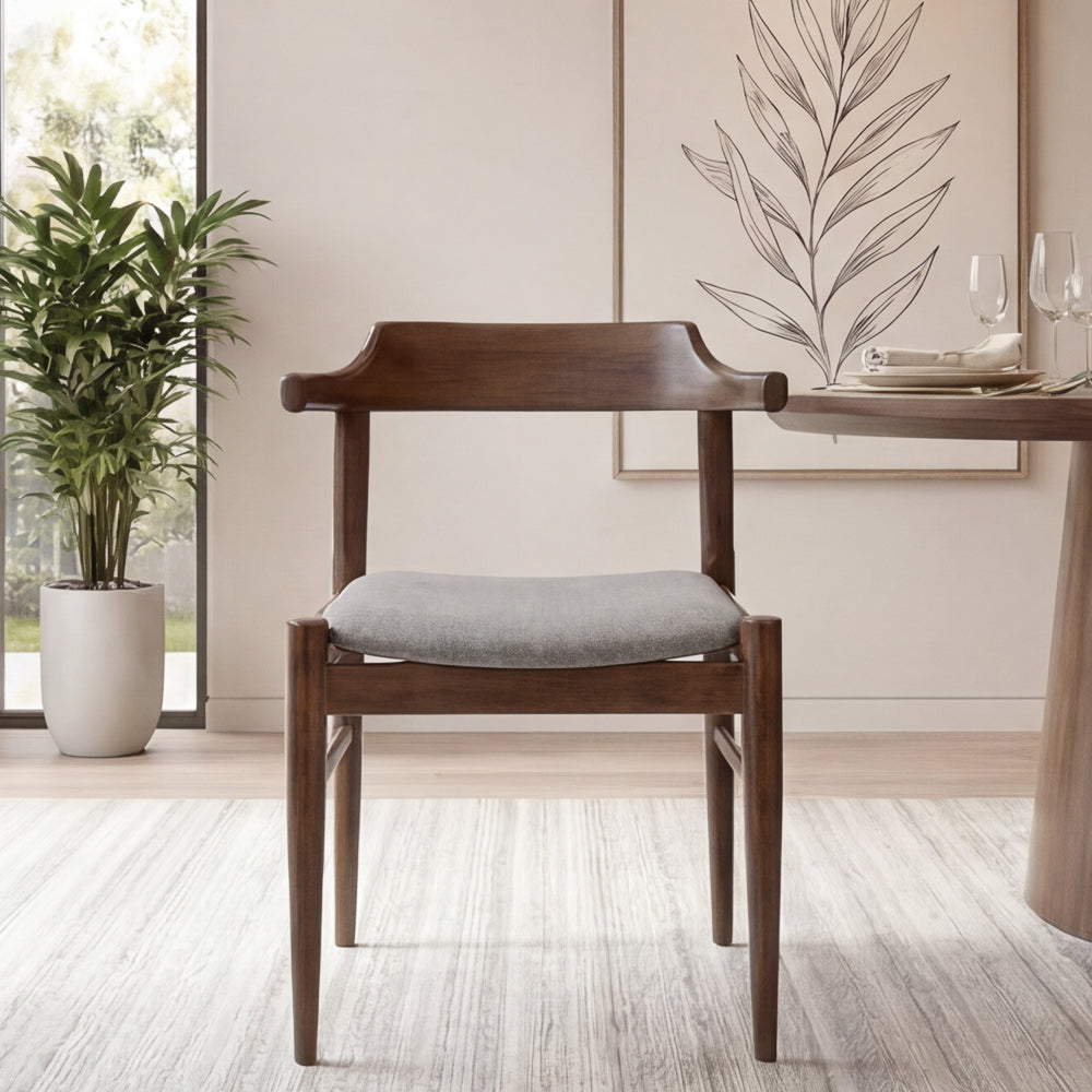 Sterling Gray Fabric Dining Chair - Set of 2
