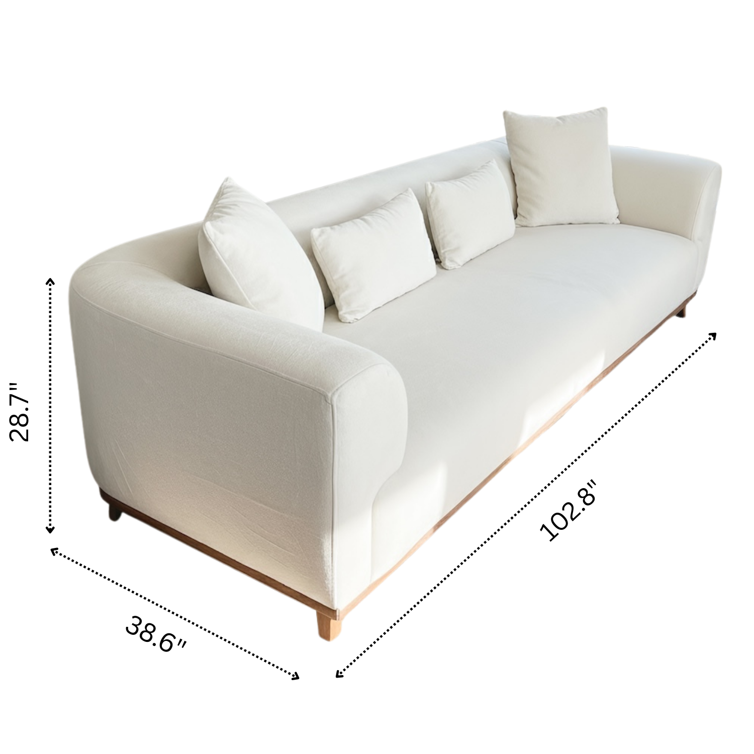 Tampa Green Velvet Sofa