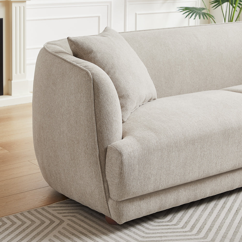 Venus Cream Fabric Sofa