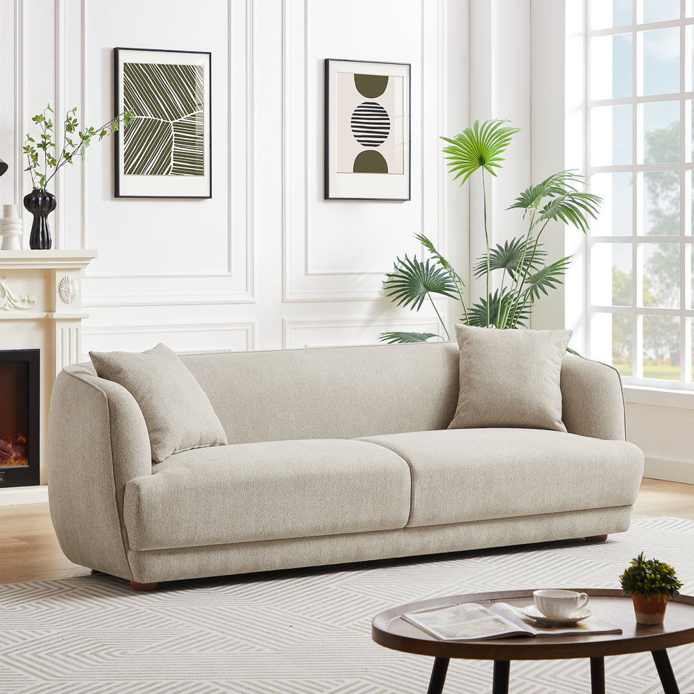 Venus Cream Fabric Sofa