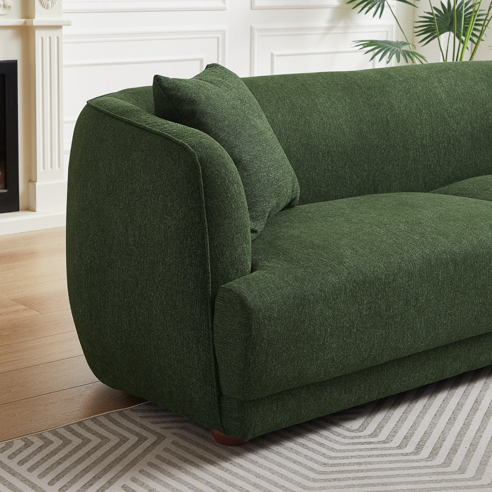 Venus Green Fabric Sofa