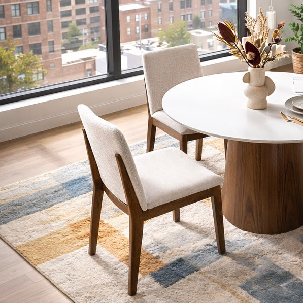 Virginia Beige Dining Chair - Set of 2