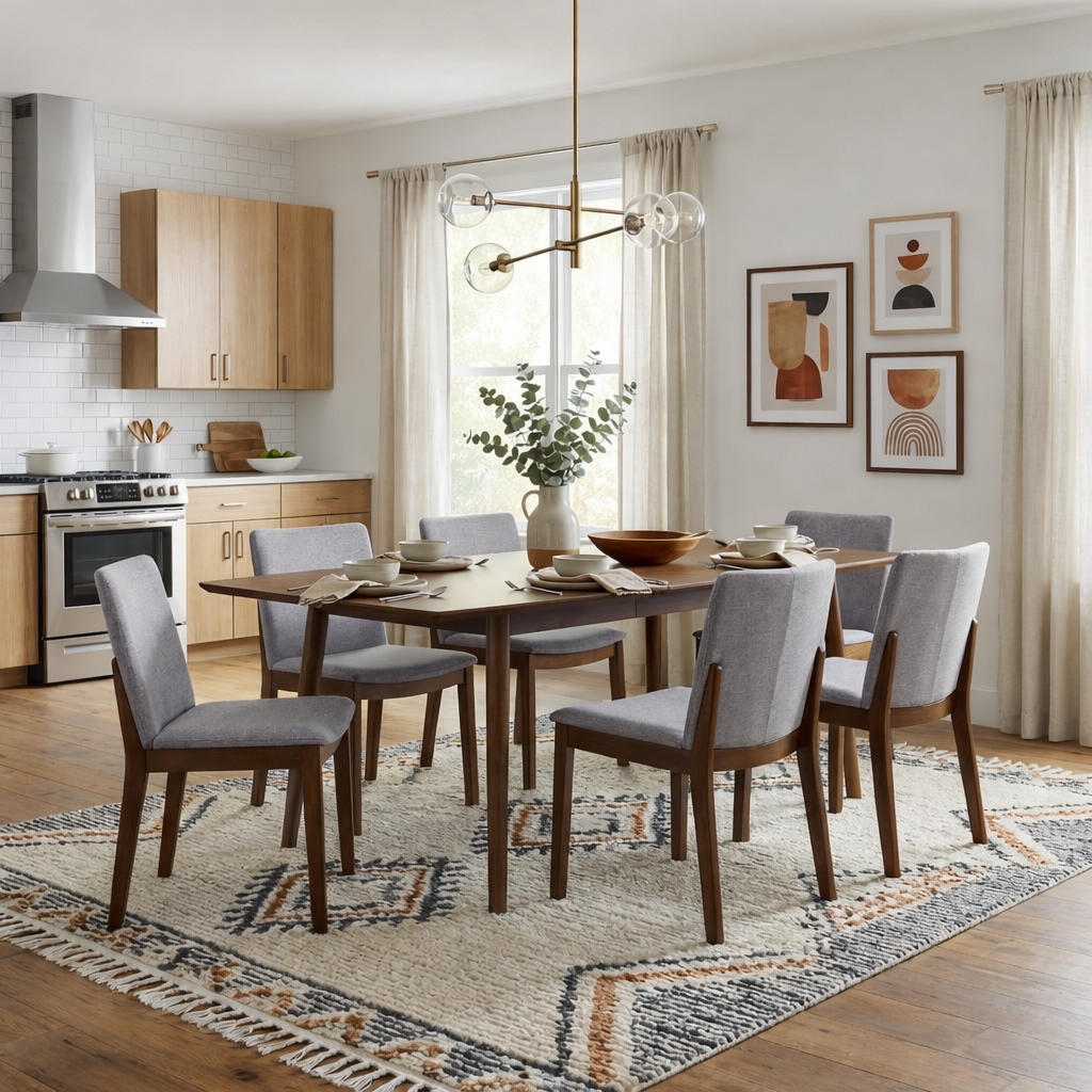 Virginia Light Grey Dining Chair - Set of 2