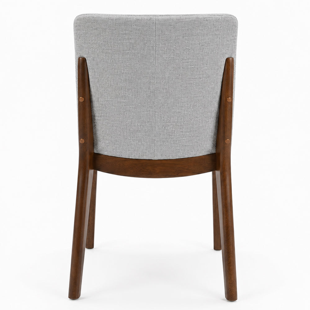 Virginia Light Grey Dining Chair - Set of 2