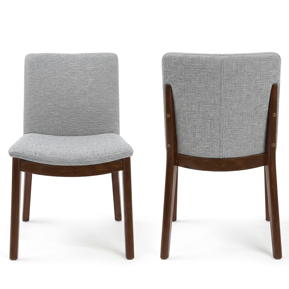 Virginia Light Grey Dining Chair - Set of 2