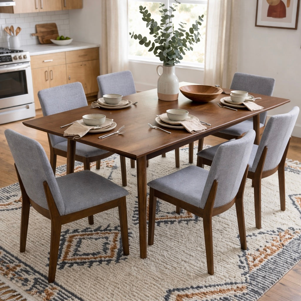 Virginia Light Grey Dining Chair - Set of 2