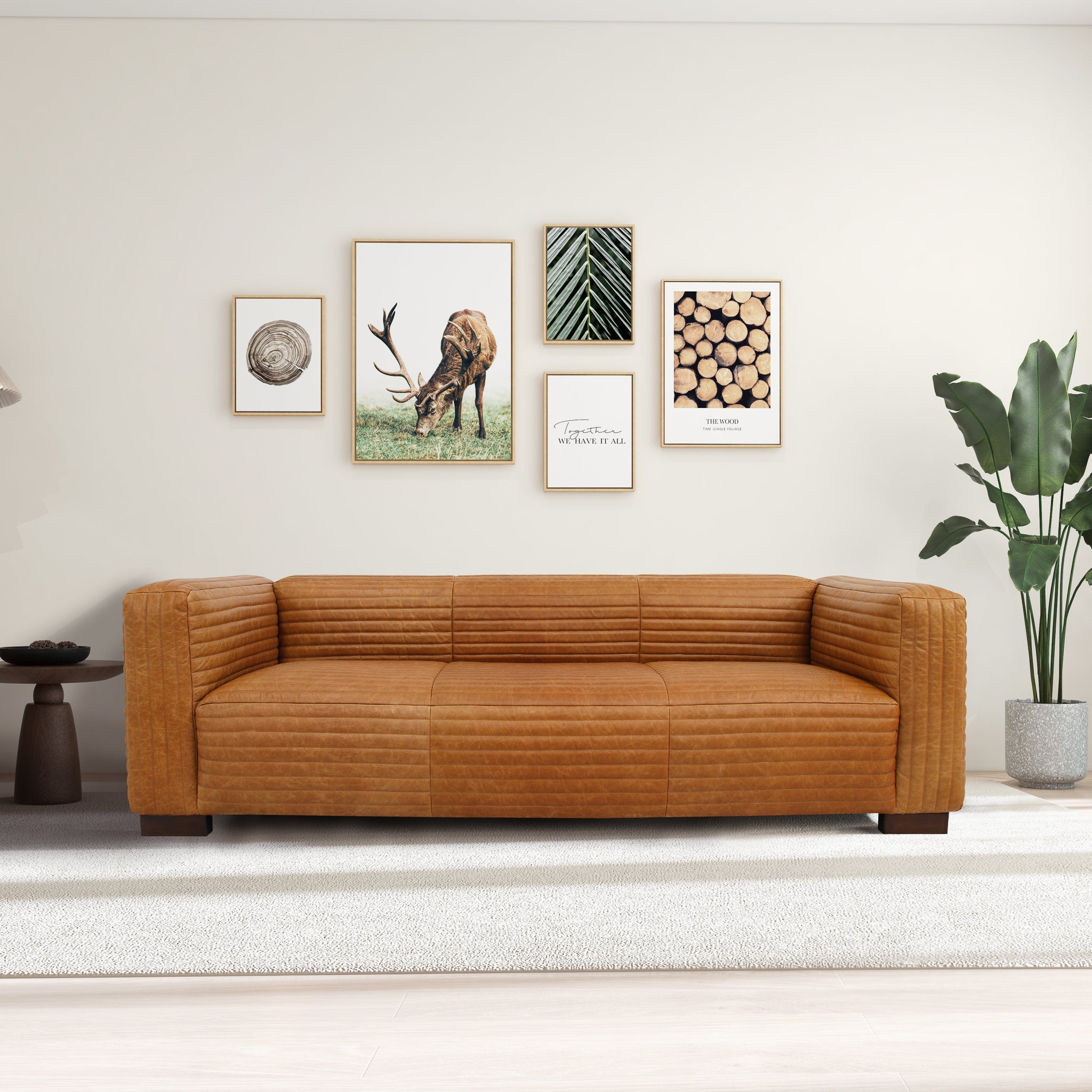 Winfield Leather Sofa - New York Modern Furniture