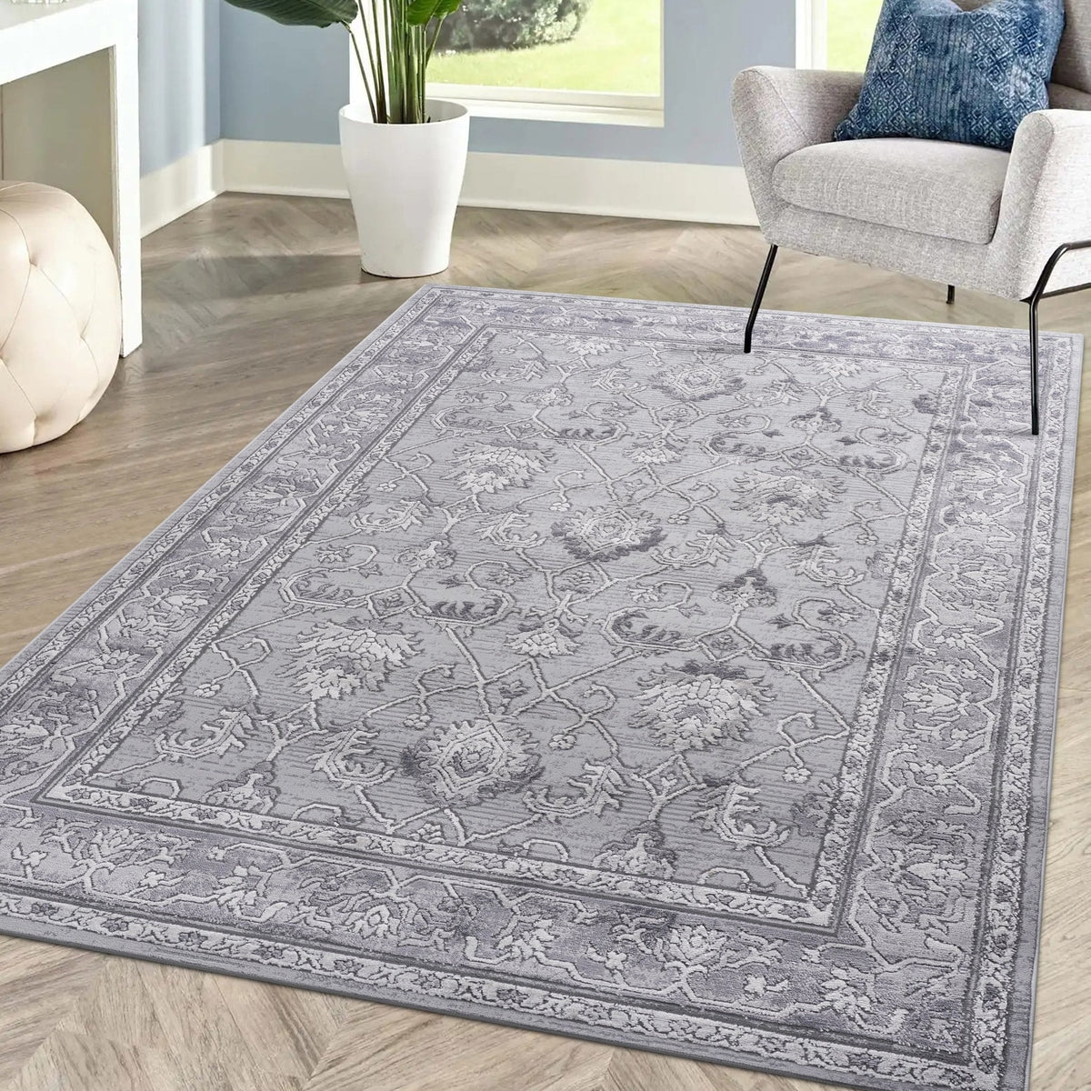 Marfi Grey Rug Size 7'9'' x 10'
