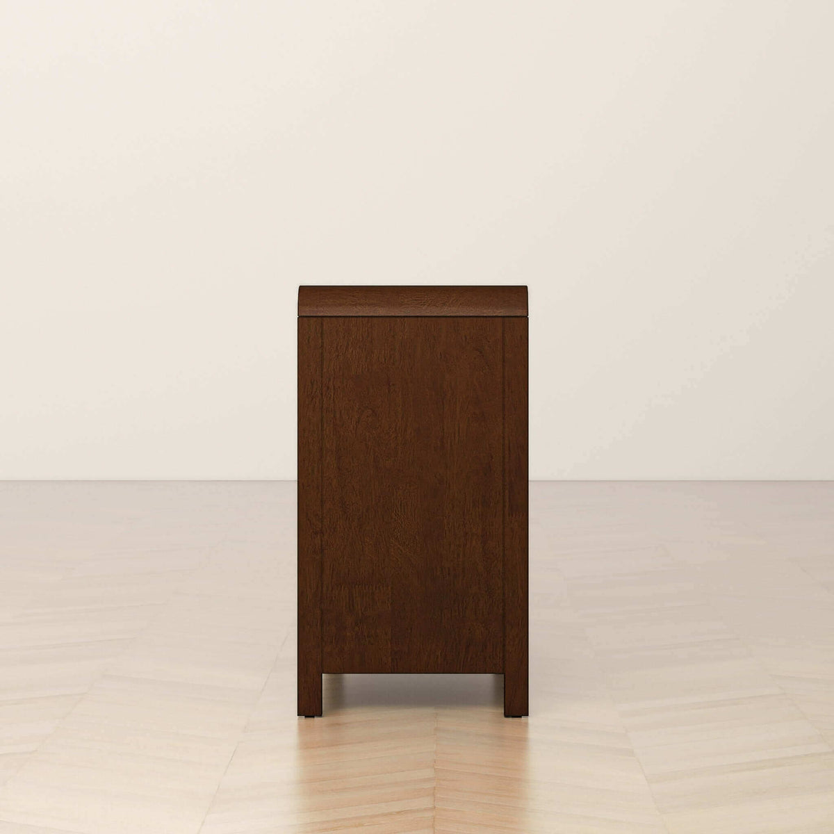 Anton Mid-Century Walnut 6-Drawer Nightstand - New York Modern Furniture