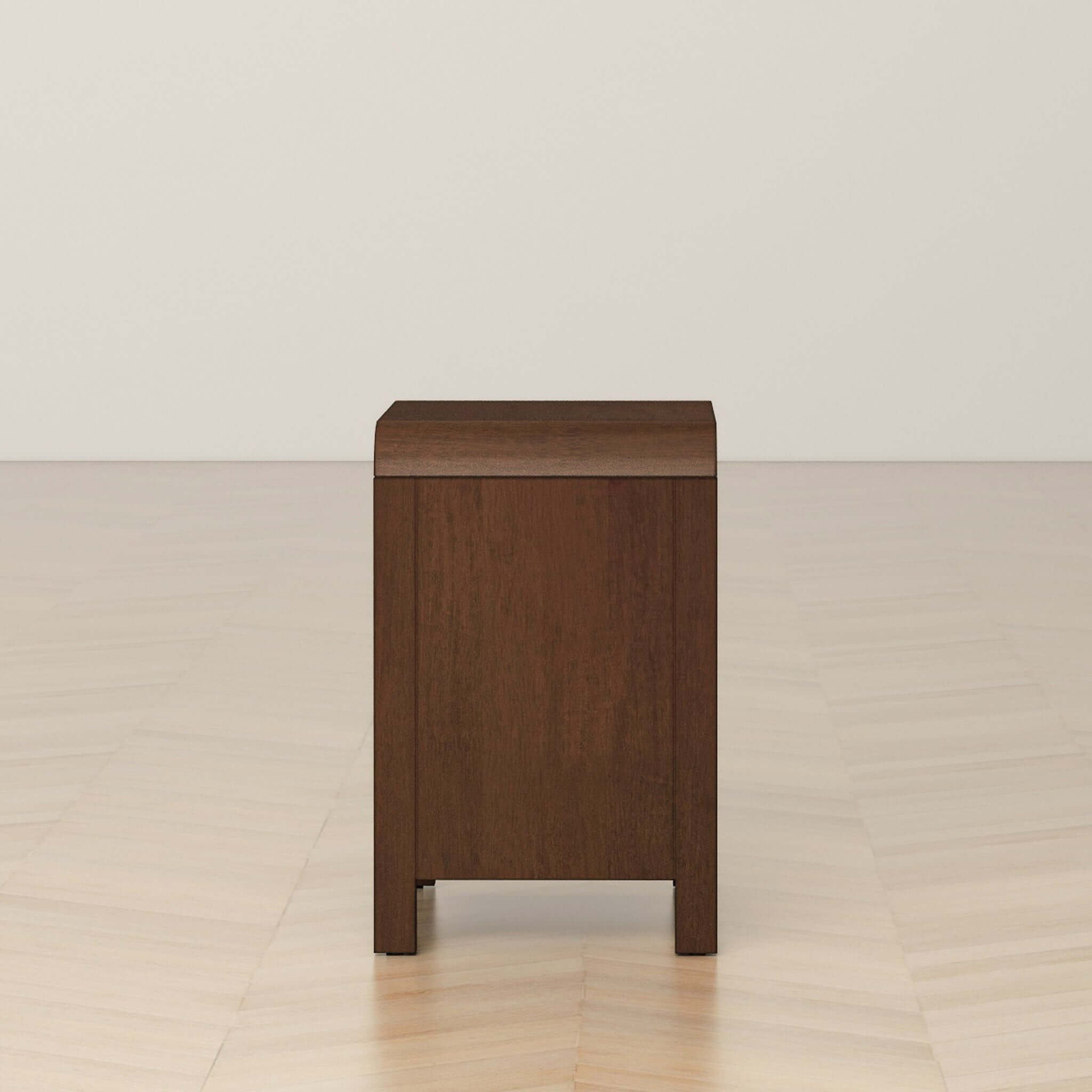 Anton Mid-Century Walnut 3-Drawer Nightstand - New York Modern Furniture