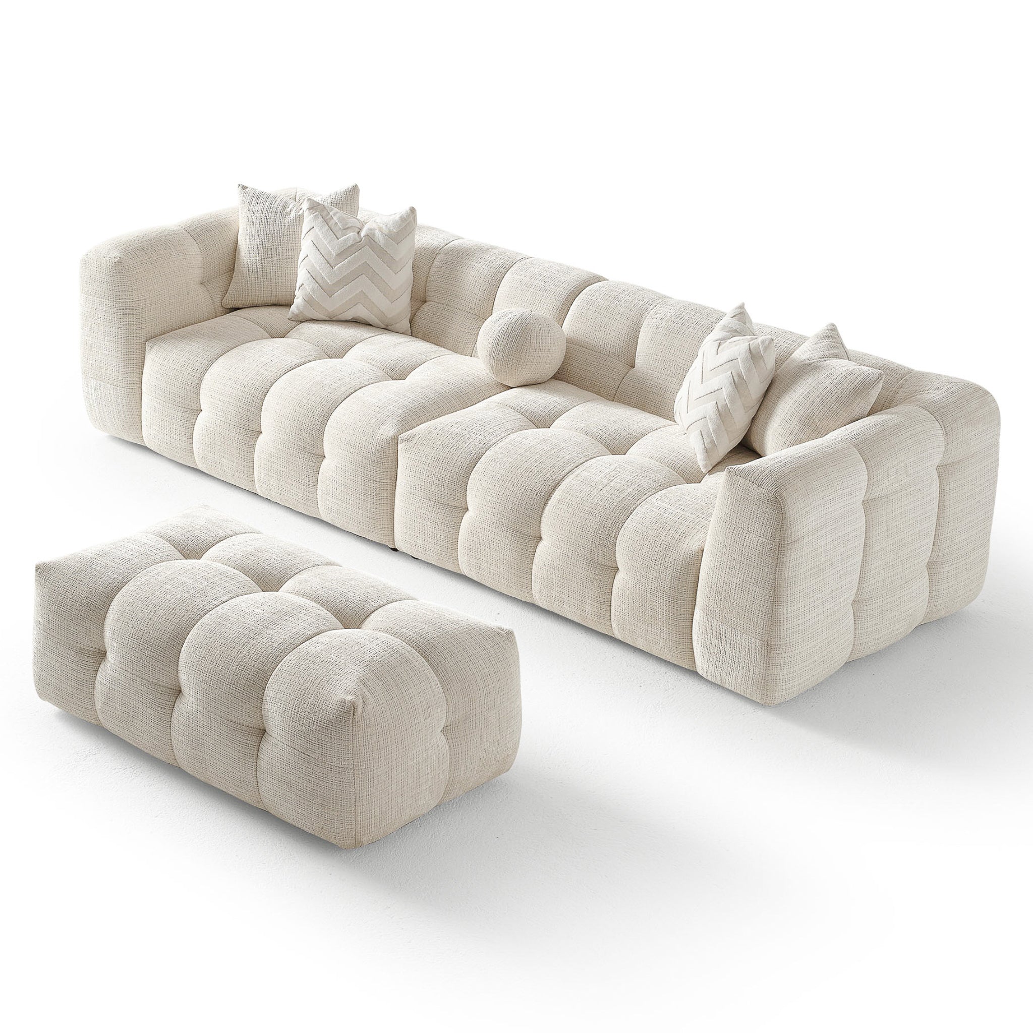 Arhaus Chenille Modular Sectional Sofa - New York Modern Furniture