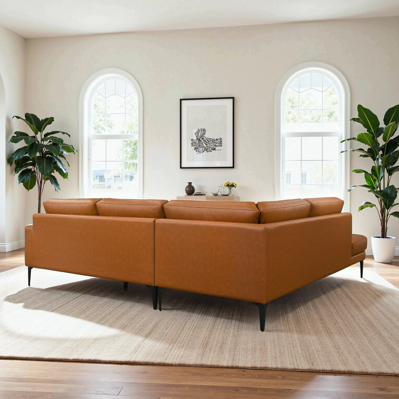 Berlin Vegan Leather Sectional Sofa - New York Modern Furniture