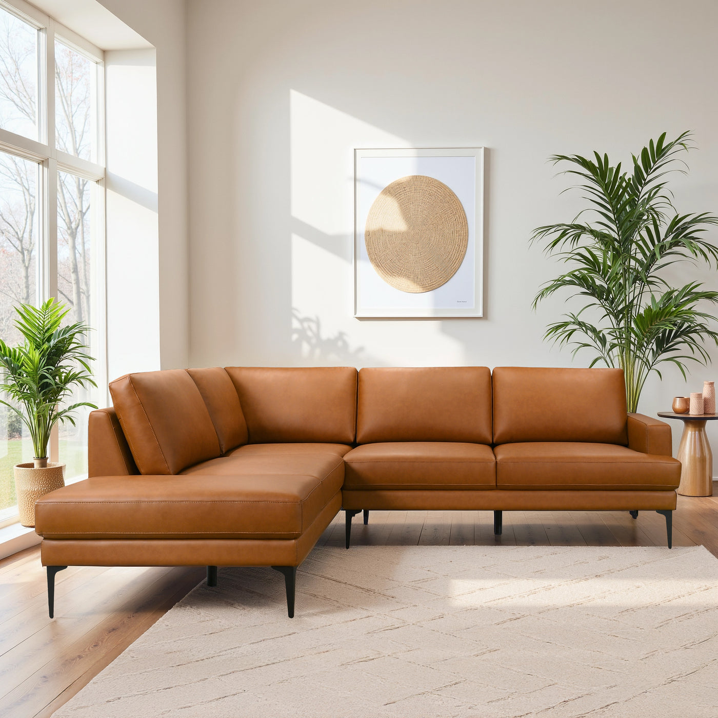 Berlin Vegan Leather Sectional Sofa - New York Modern Furniture