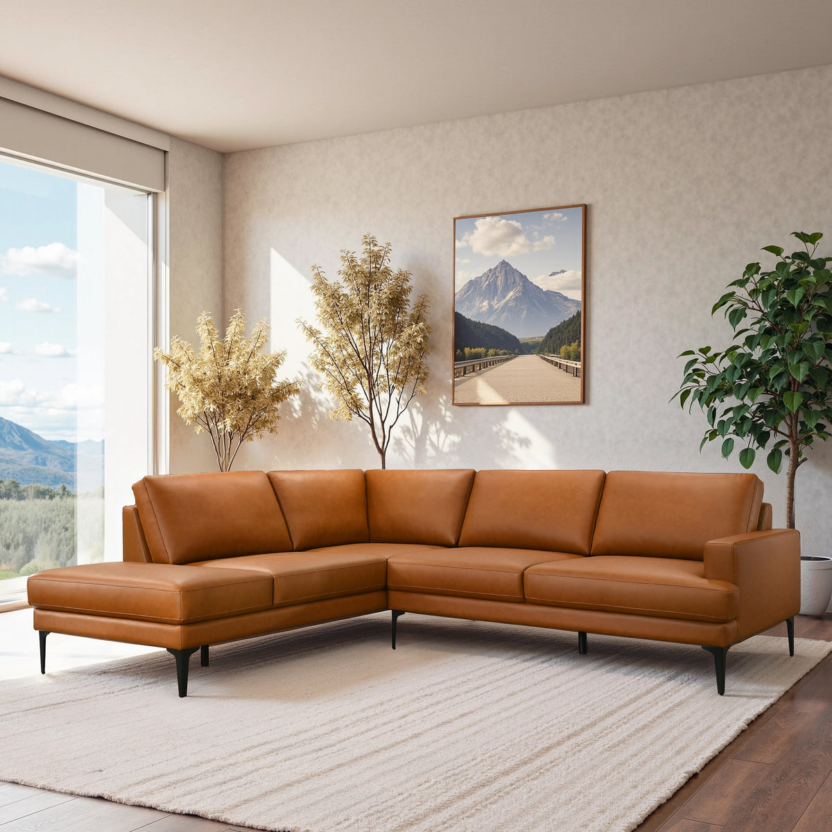 Berlin Vegan Leather Sectional Sofa - New York Modern Furniture