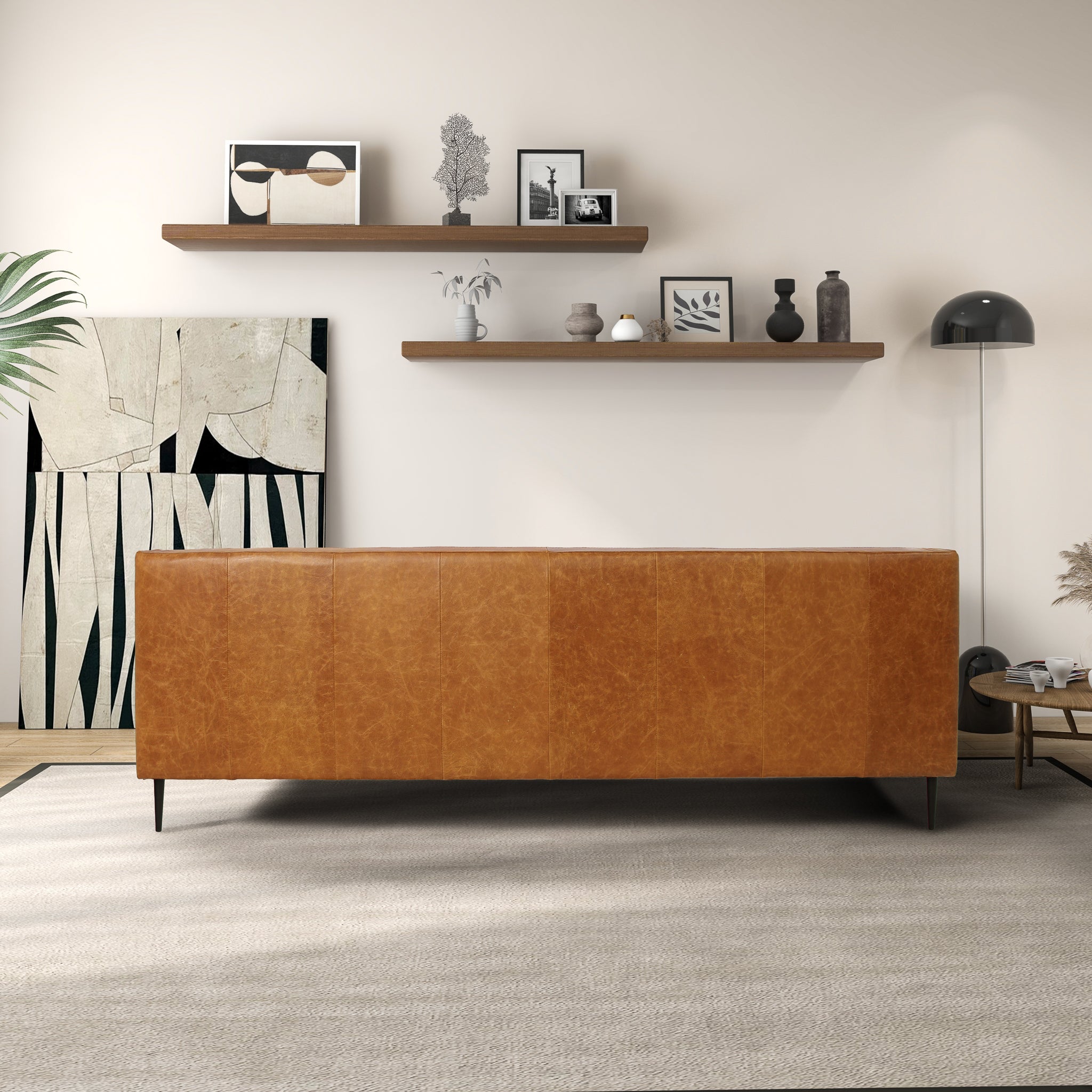 Burrow Leather Sofa - New York Modern Furniture